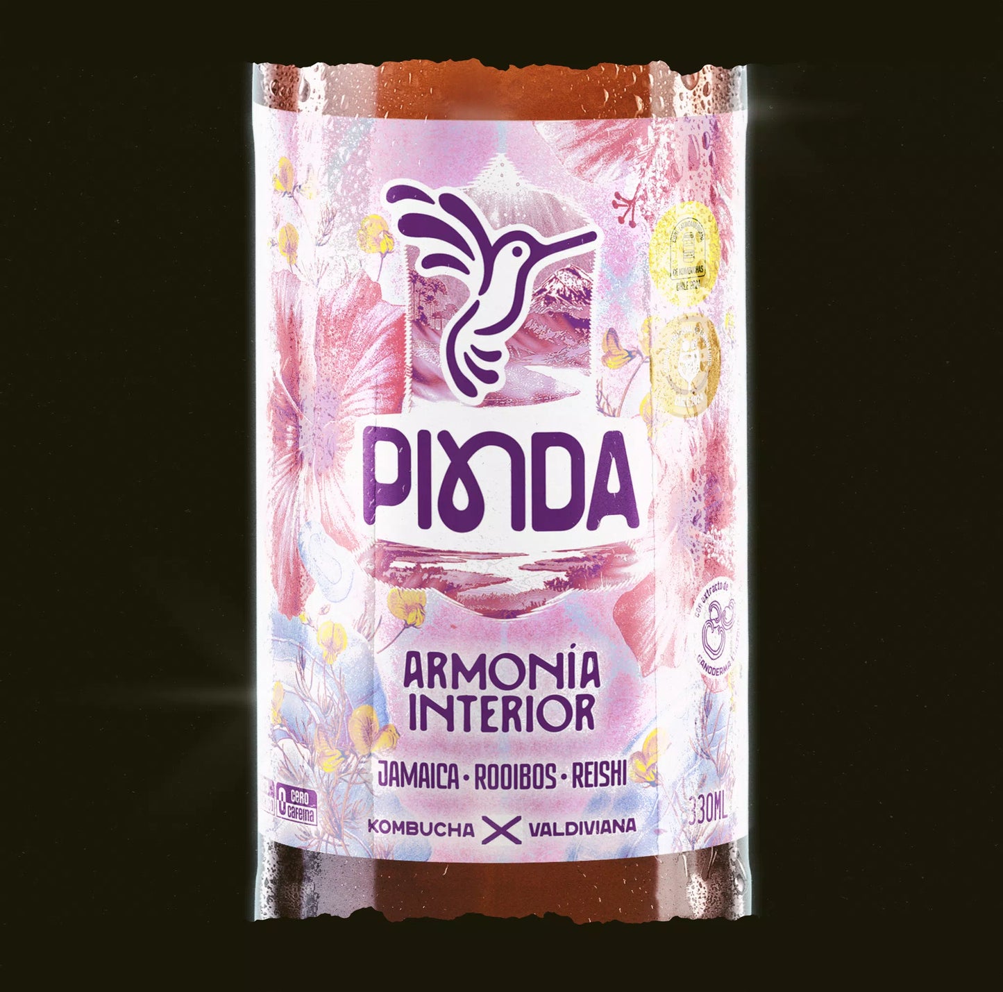 Armonía Interior - Equilibrio y Calma con Jamaica, Rooibos y Reishi - Pinda 330ML