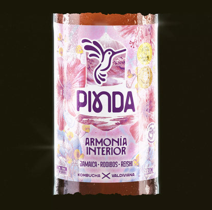 Armonía Interior - Equilibrio y Calma con Jamaica, Rooibos y Reishi - Pinda 330ML
