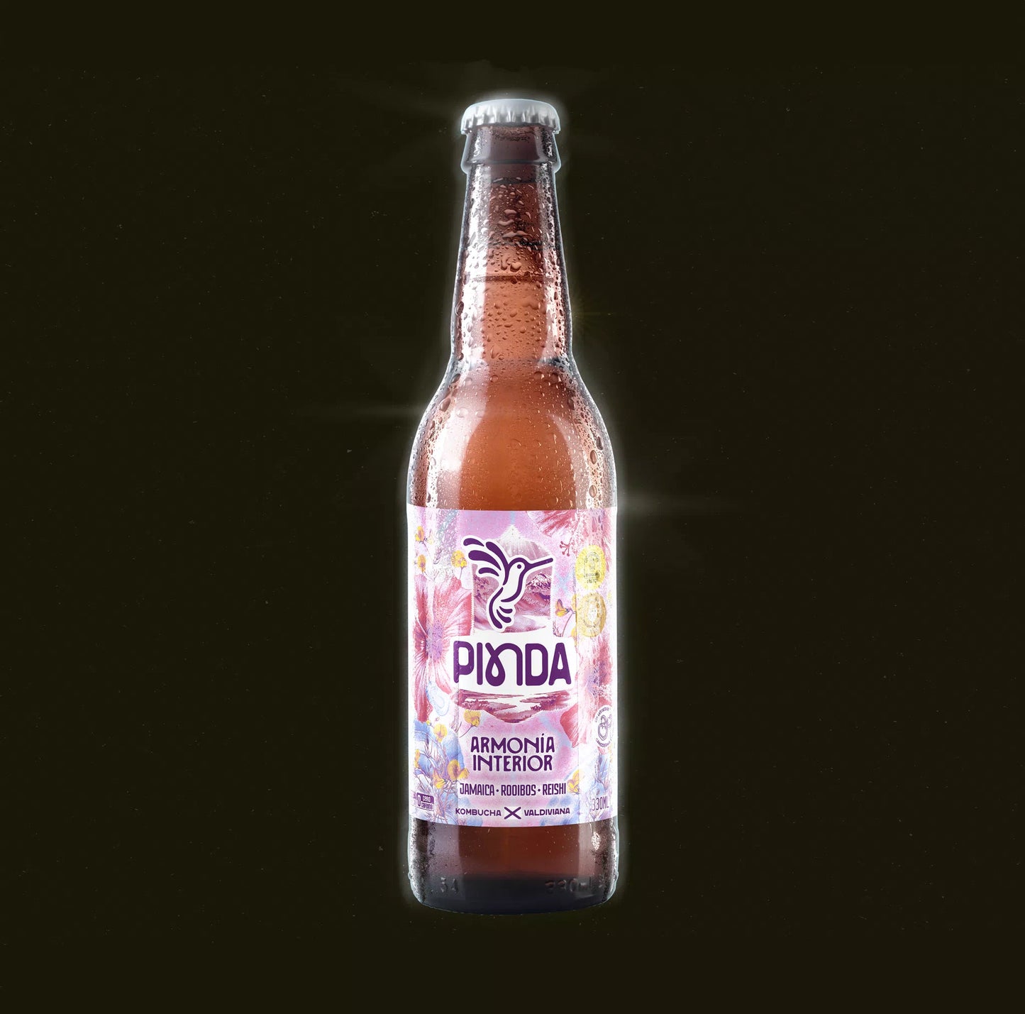 Armonía Interior - Equilibrio y Calma con Jamaica, Rooibos y Reishi - Pinda 330ML