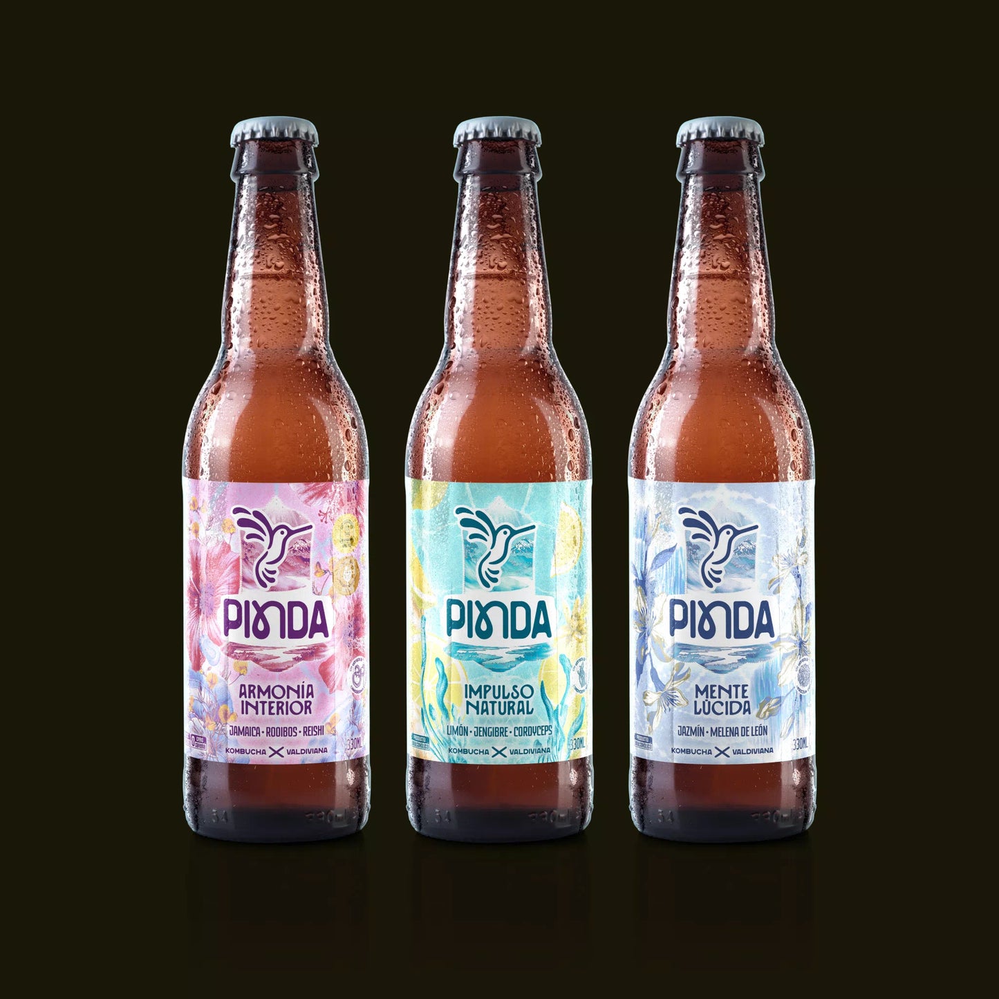 Mix Funcional - Sabores con Hongos Adaptógenos - Botella 330ml